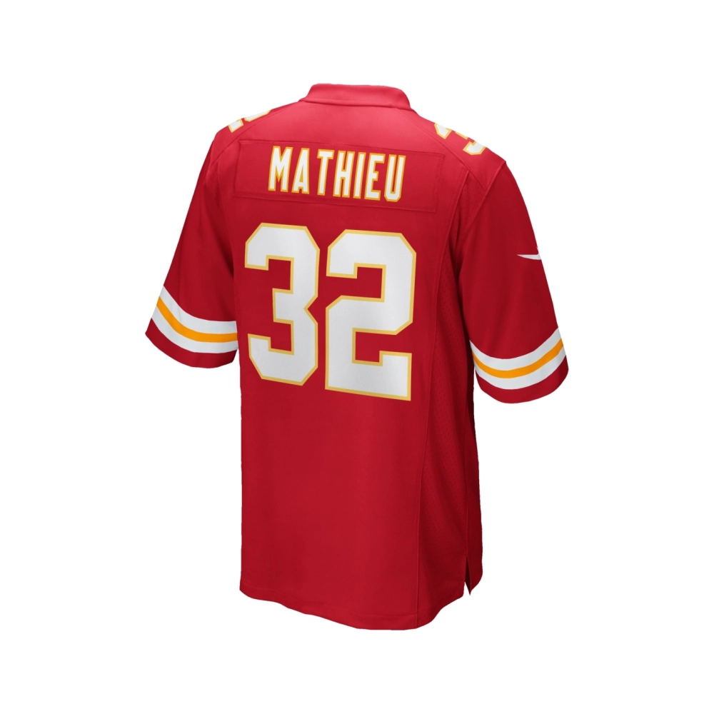 Mens Kansas City Chiefs Tyrann Mathieu Red Game Player Jersey