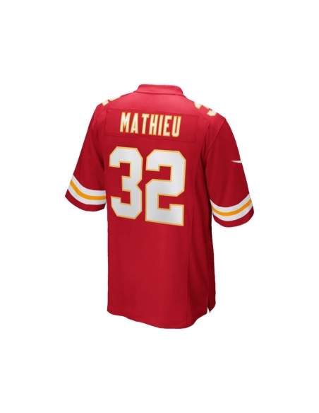 Mens Kansas City Chiefs Tyrann Mathieu Red Game Player Jersey