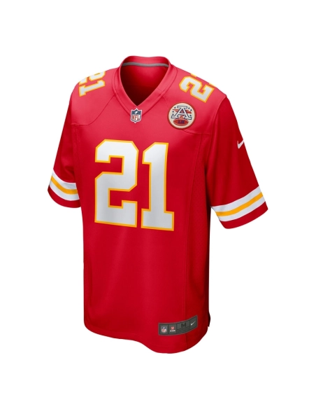 Mens Kansas City Chiefs Trent McDuffie Red Player Game Jersey