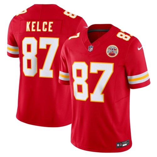 Mens Kansas City Chiefs Travis Kelce Red Vapor F.U.S.E. Limited Jersey