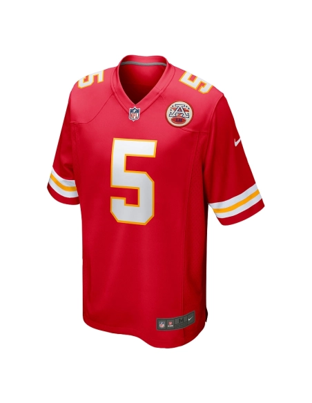 Mens Kansas City Chiefs Tommy Townsend Red Game Jersey
