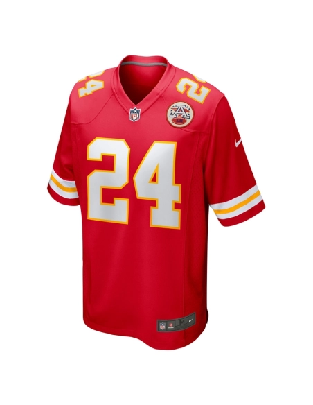 Mens Kansas City Chiefs Skyy Moore Red Game Player Jersey