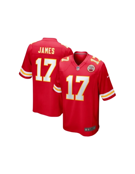 Mens Kansas City Chiefs Richie James Red Game Jersey