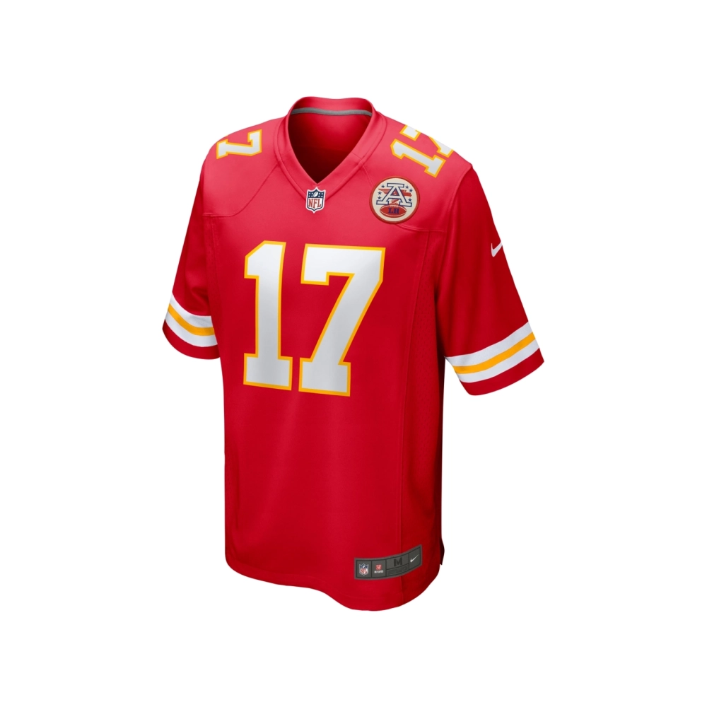 Mens Kansas City Chiefs Richie James Red Game Jersey