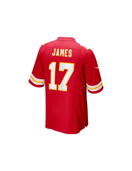Mens Kansas City Chiefs Richie James Red Game Jersey