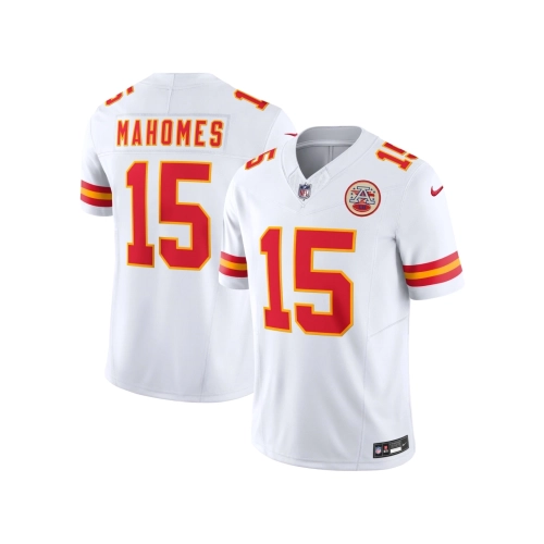 Mens Kansas City Chiefs Patrick Mahomes White Vapor F.U.S.E. Limited Jersey