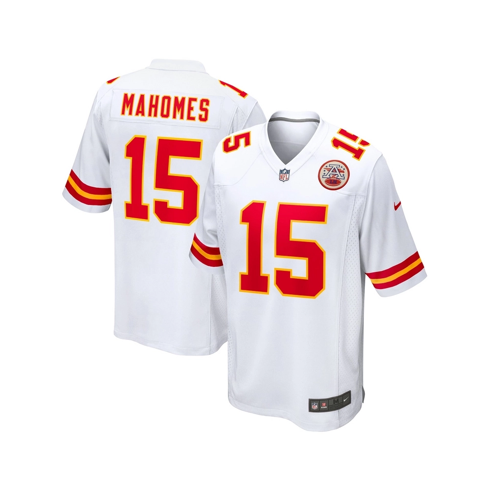 Mens Kansas City Chiefs Patrick Mahomes White Game Jersey