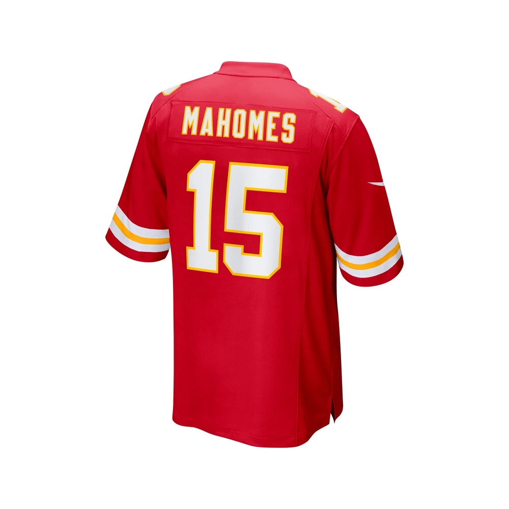 Mens Kansas City Chiefs Patrick Mahomes Red Super Bowl LVIII Game Jersey