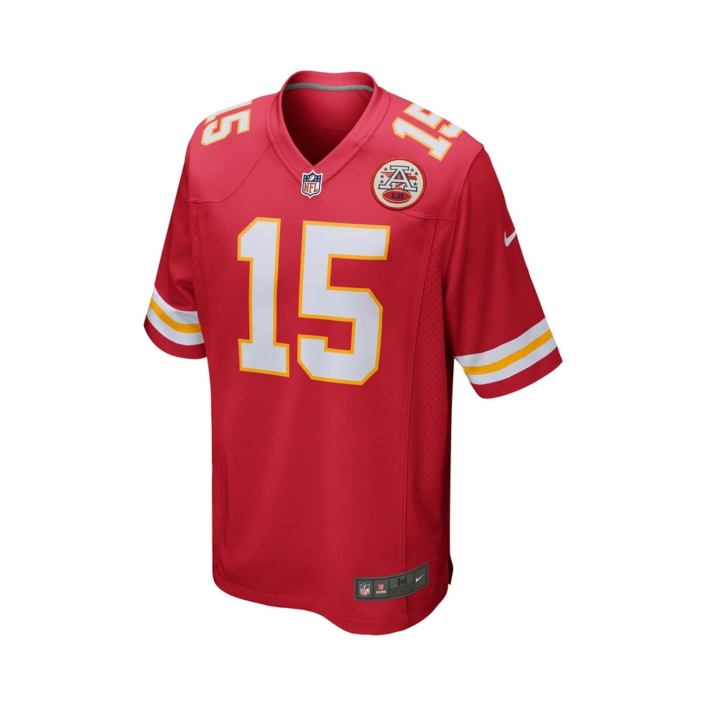 Mens Kansas City Chiefs Patrick Mahomes Red Game Jersey