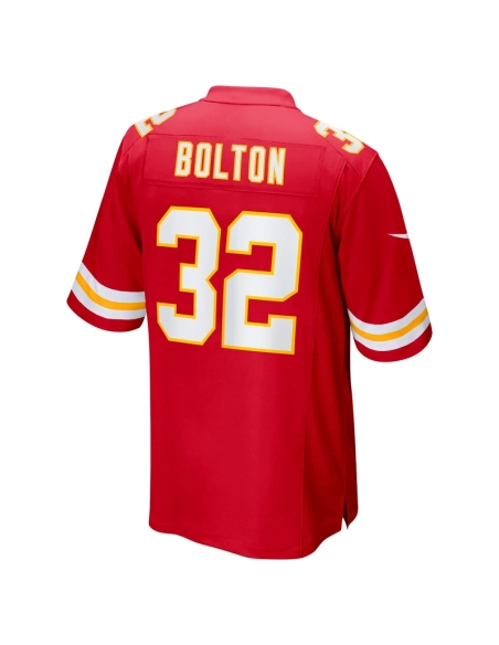 Mens Kansas City Chiefs Nick Bolton Red Super Bowl LVIII Game Jersey