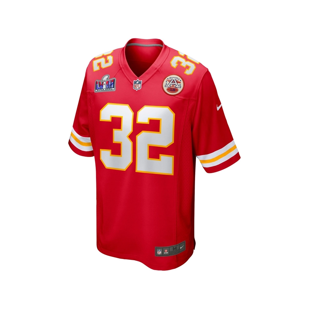 Mens Kansas City Chiefs Nick Bolton Red Super Bowl LVIII Game Jersey