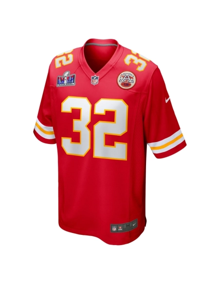 Mens Kansas City Chiefs Nick Bolton Red Super Bowl LVIII Game Jersey