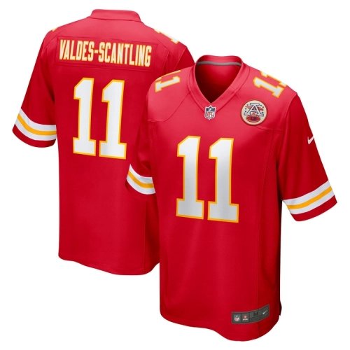 Mens Kansas City Chiefs Marquez Valdes-Scantling Red Game Jersey
