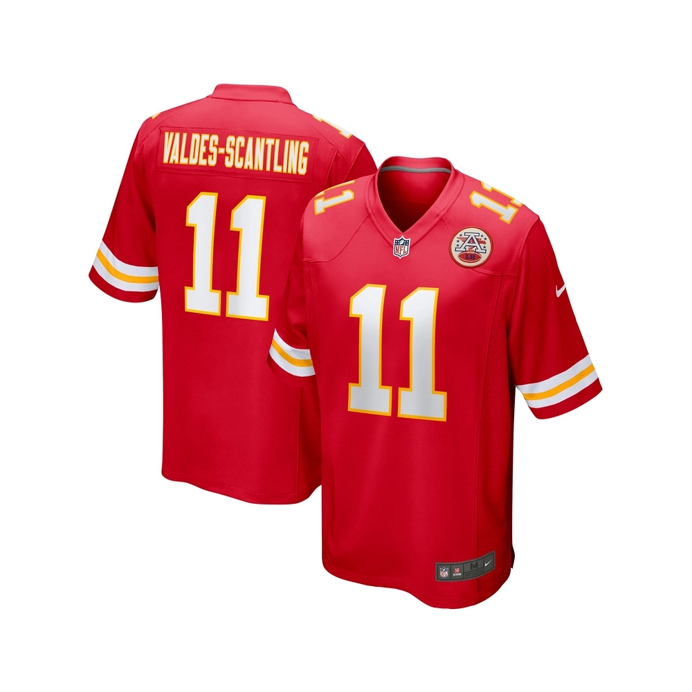 Mens Kansas City Chiefs Marquez Valdes-Scantling Red Game Jersey