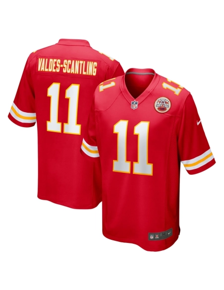 Mens Kansas City Chiefs Marquez Valdes-Scantling Red Game Jersey