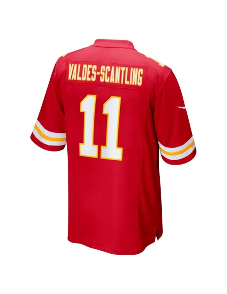 Mens Kansas City Chiefs Marquez Valdes-Scantling Red Game Jersey