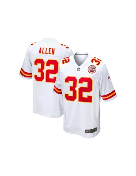Mens Kansas City Chiefs Marcus Allen White Retired Player Game Jersey