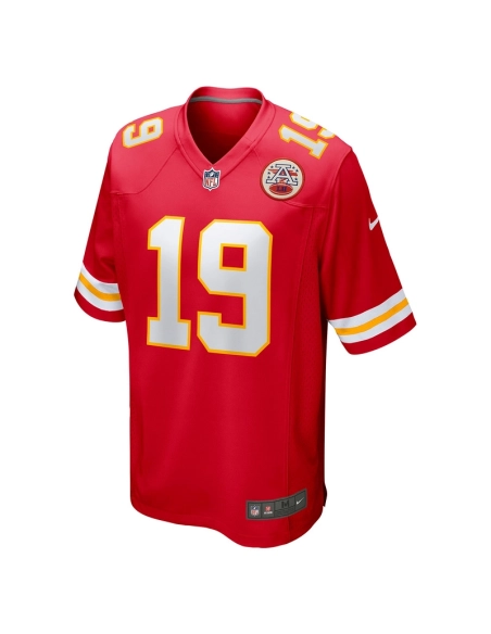 Mens Kansas City Chiefs Kadarius Toney Red Game Player Jersey