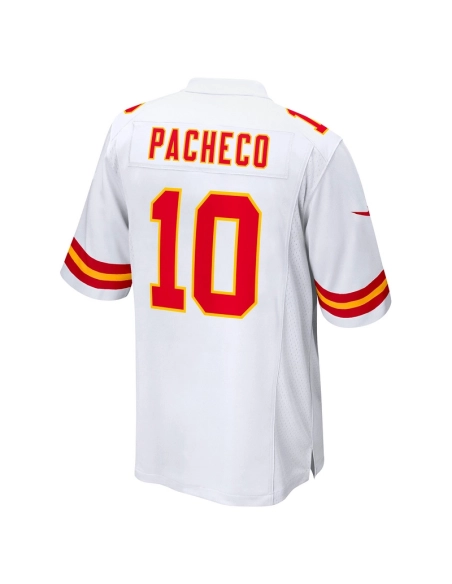 Mens Kansas City Chiefs Isiah Pacheco White Away Game Player Jersey