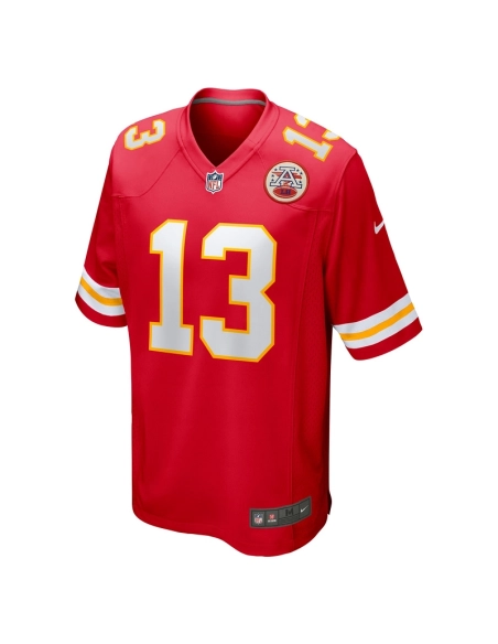 Mens Kansas City Chiefs Chris Oladokun Red Game Jersey