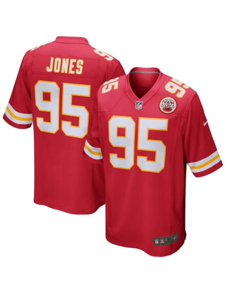 Mens Kansas City Chiefs Chris Jones Red Game Jersey