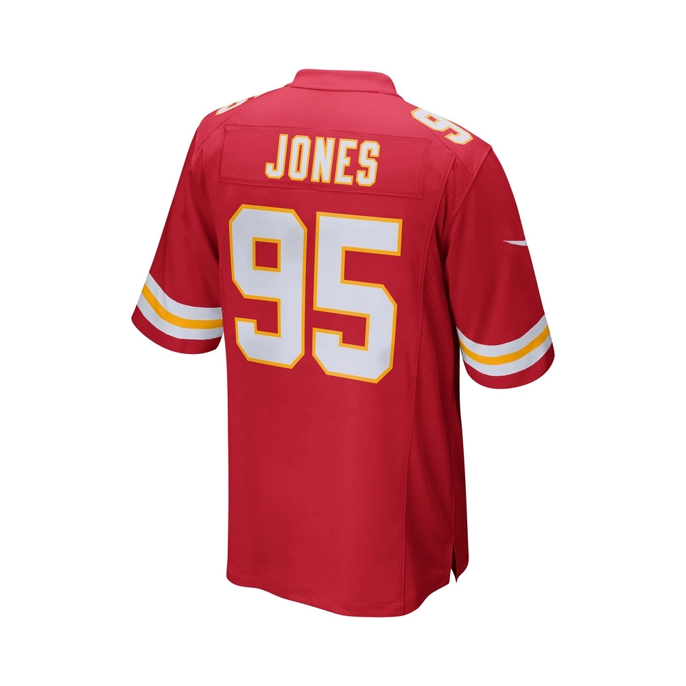 Mens Kansas City Chiefs Chris Jones Red Game Jersey