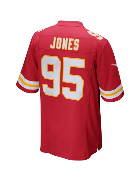 Mens Kansas City Chiefs Chris Jones Red Game Jersey