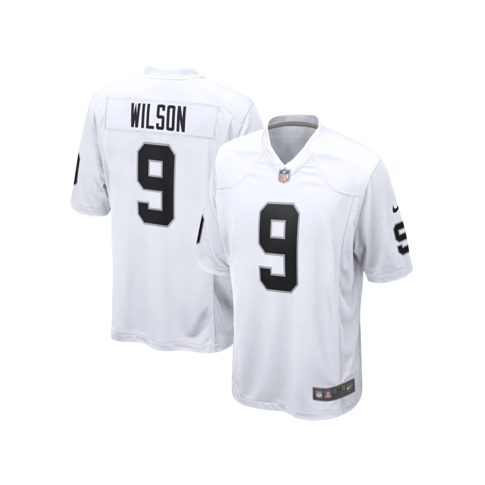 Mens Las Vegas Raiders Tyree Wilson White Game Jersey