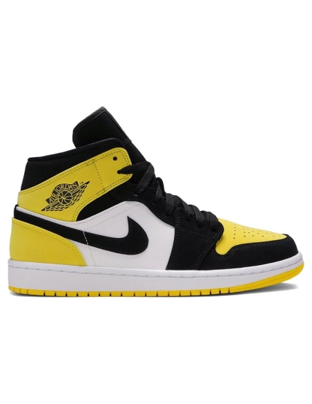 AIR JORDAN 1 MID SE YELLOW TOE 852542 071,AIR JORDAN 1 MID,Air Jordan