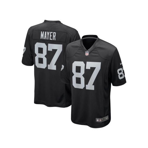 Mens Las Vegas Raiders Michael Mayer Black 2023 NFL Draft Pick Game Jersey