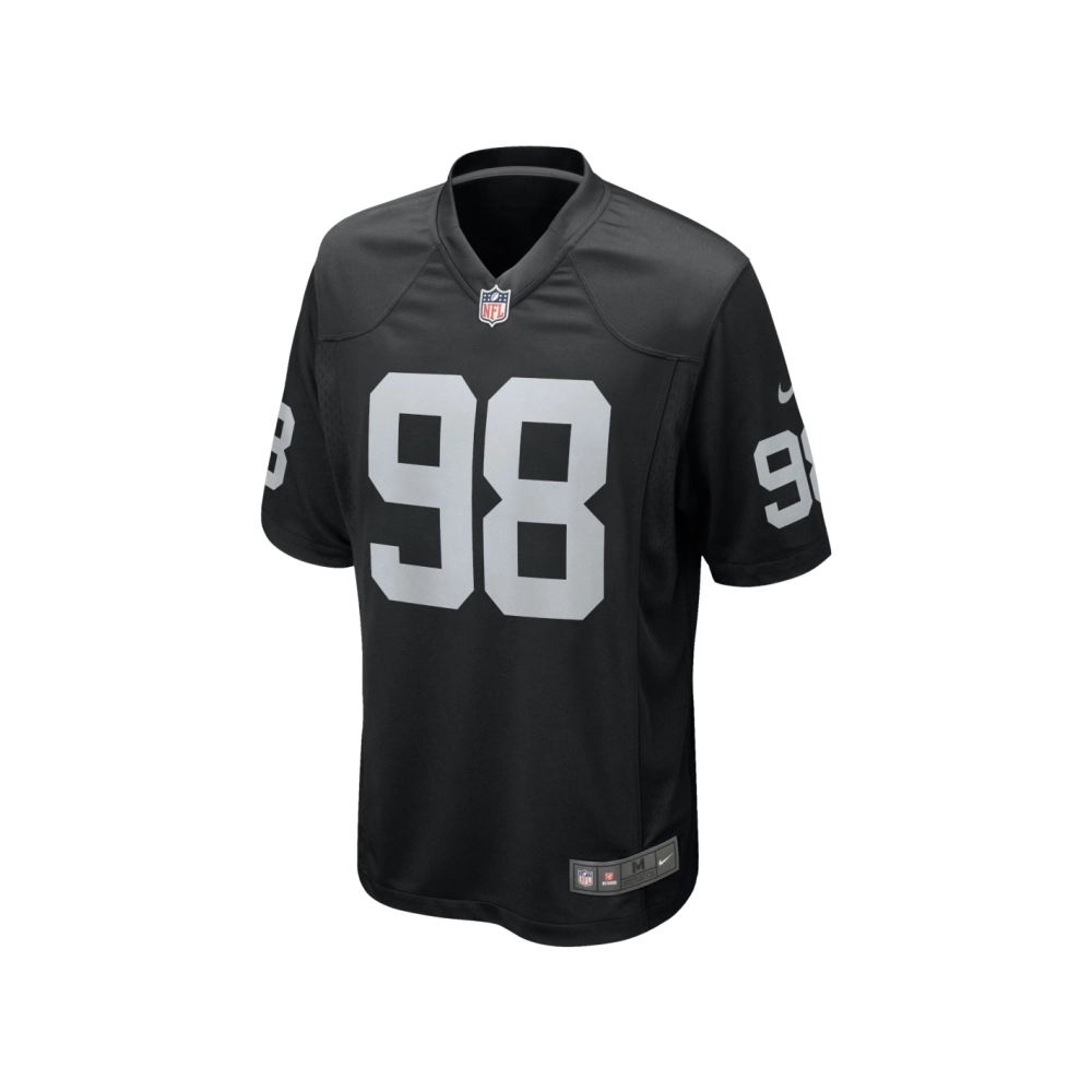 Mens Las Vegas Raiders Maxx Crosby Black Game Jersey