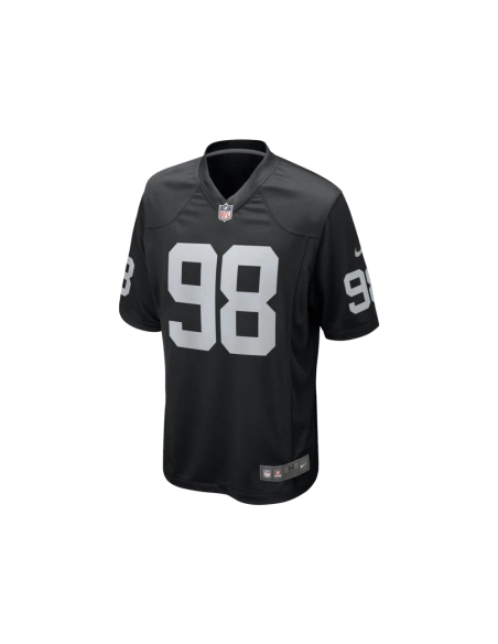Mens Las Vegas Raiders Maxx Crosby Black Game Jersey