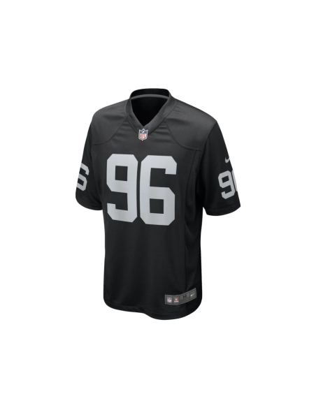 Mens Las Vegas Raiders Isaac Rochell Black Team Game Jersey