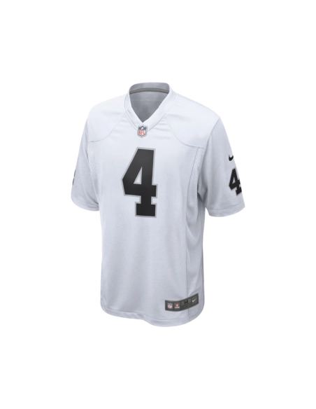 Mens Las Vegas Raiders Derek Carr White Game Jersey