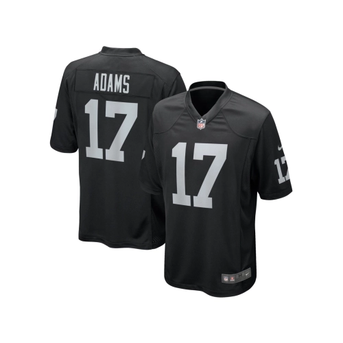 Mens Las Vegas Raiders Davante Adams Black Game Jersey