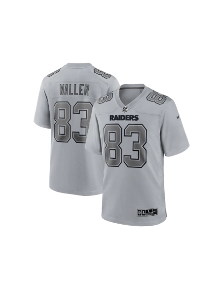 Mens Las Vegas Raiders Darren Waller Gray Atmosphere Fashion Game Jersey