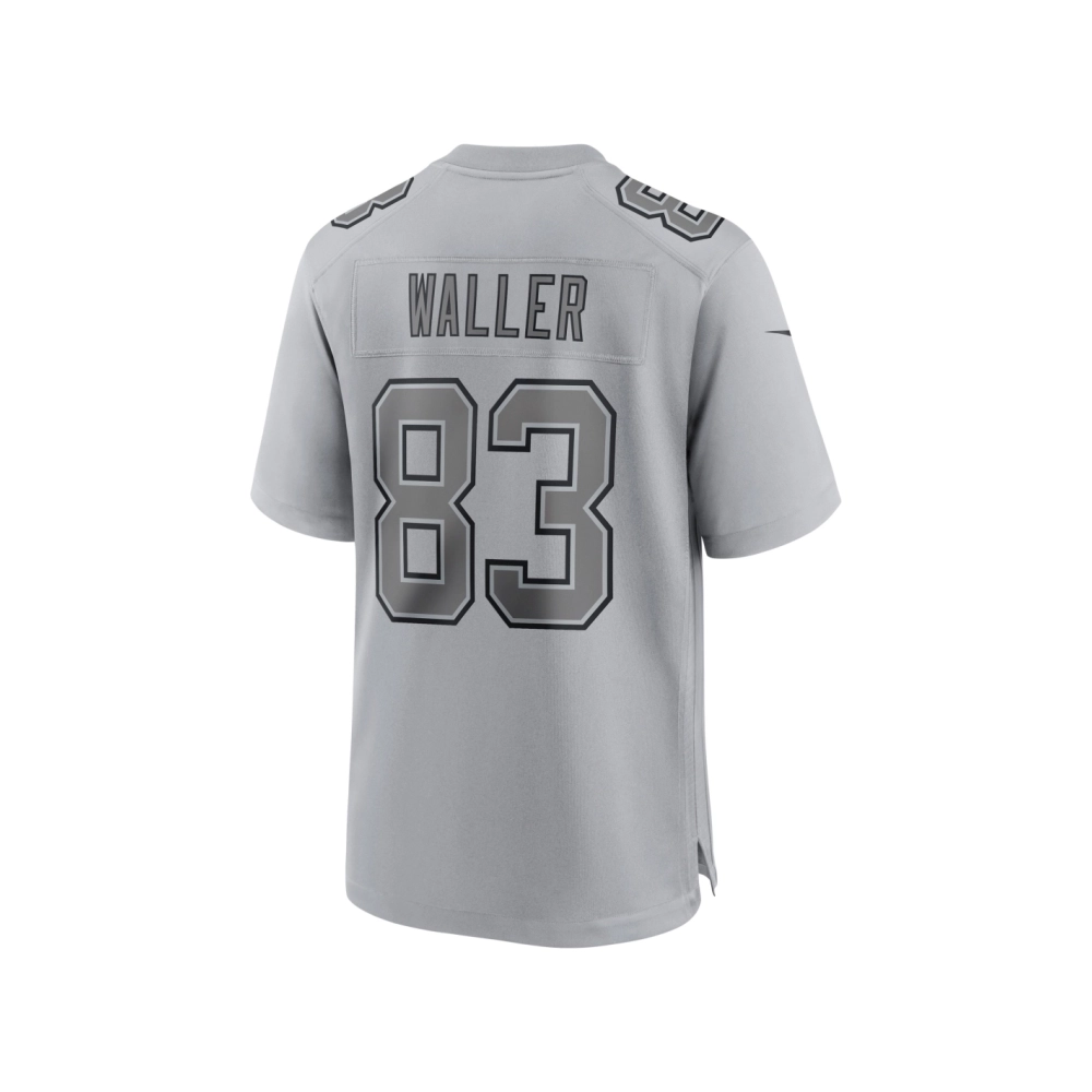 Mens Las Vegas Raiders Darren Waller Gray Atmosphere Fashion Game Jersey