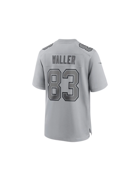 Mens Las Vegas Raiders Darren Waller Gray Atmosphere Fashion Game Jersey