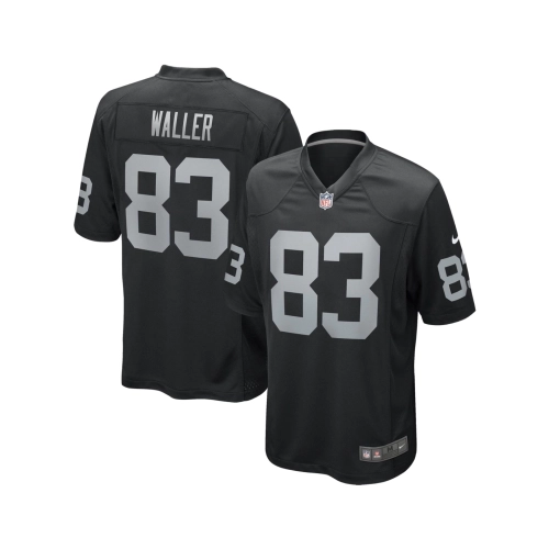 Mens Las Vegas Raiders Darren Waller Black Game Player Jersey