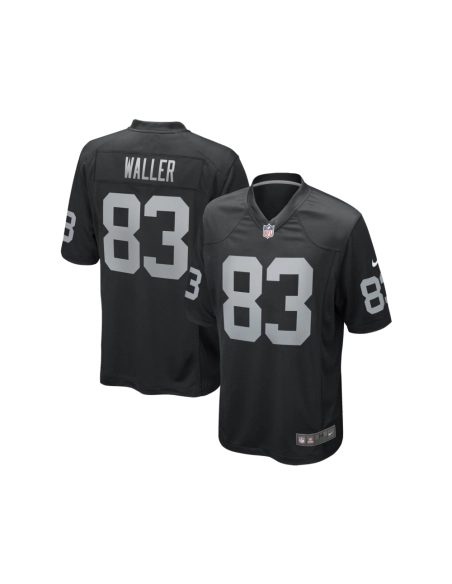 Mens Las Vegas Raiders Darren Waller Black Game Player Jersey