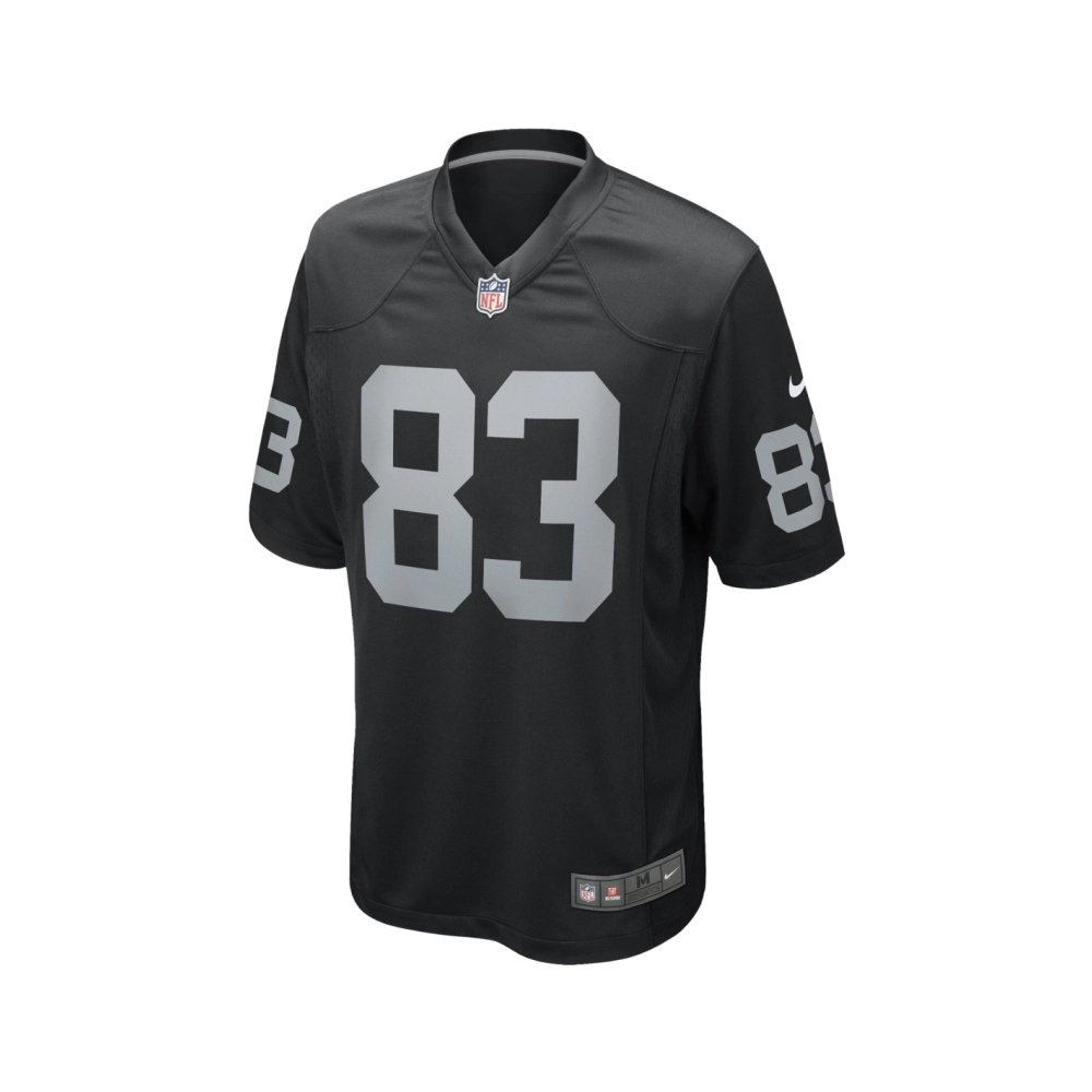 Mens Las Vegas Raiders Darren Waller Black Game Player Jersey