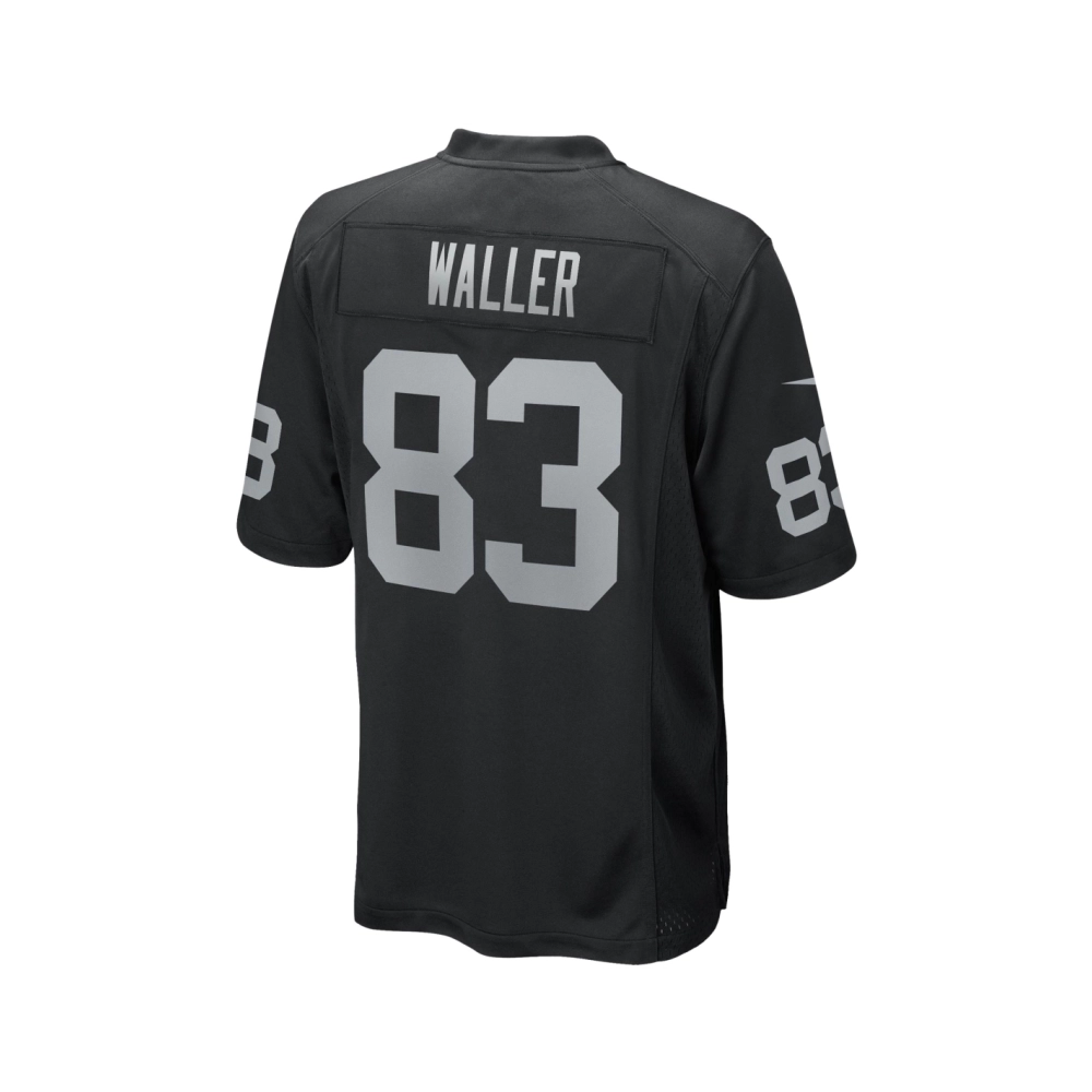 Mens Las Vegas Raiders Darren Waller Black Game Player Jersey