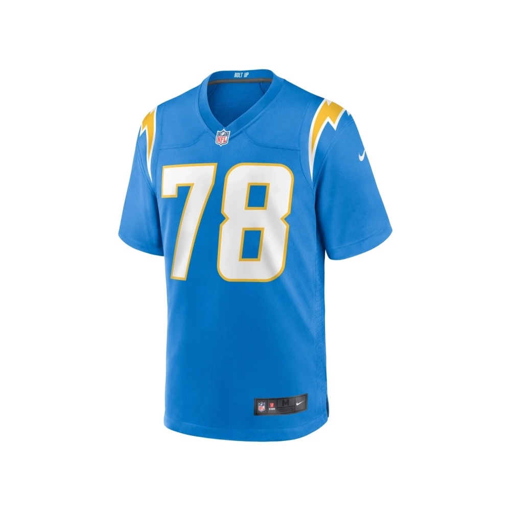 Mens Los Angeles Chargers Zack Bailey Powder Blue Player Game Jersey