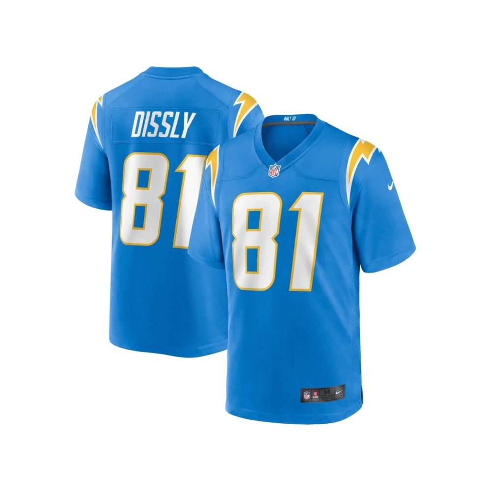Mens Los Angeles Chargers Will Dissly Powder Blue Game Jersey