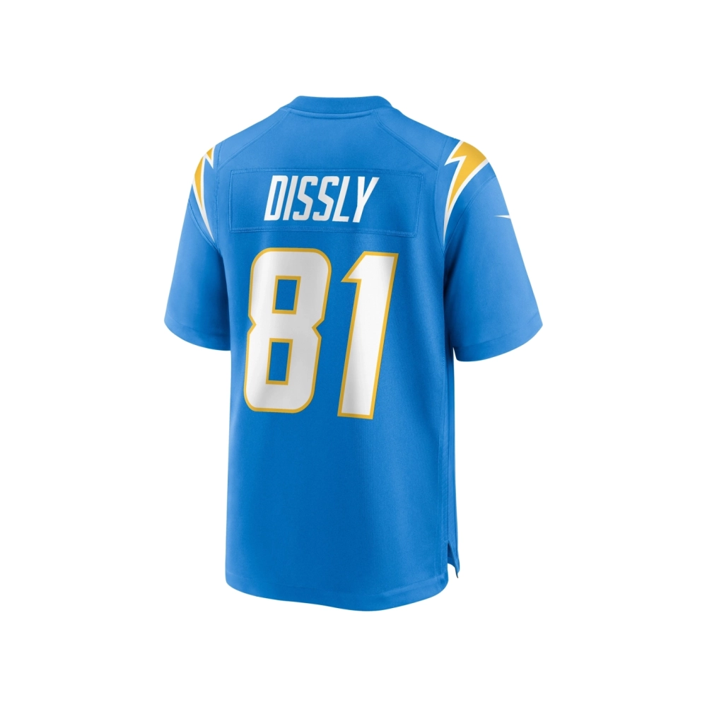 Mens Los Angeles Chargers Will Dissly Powder Blue Game Jersey