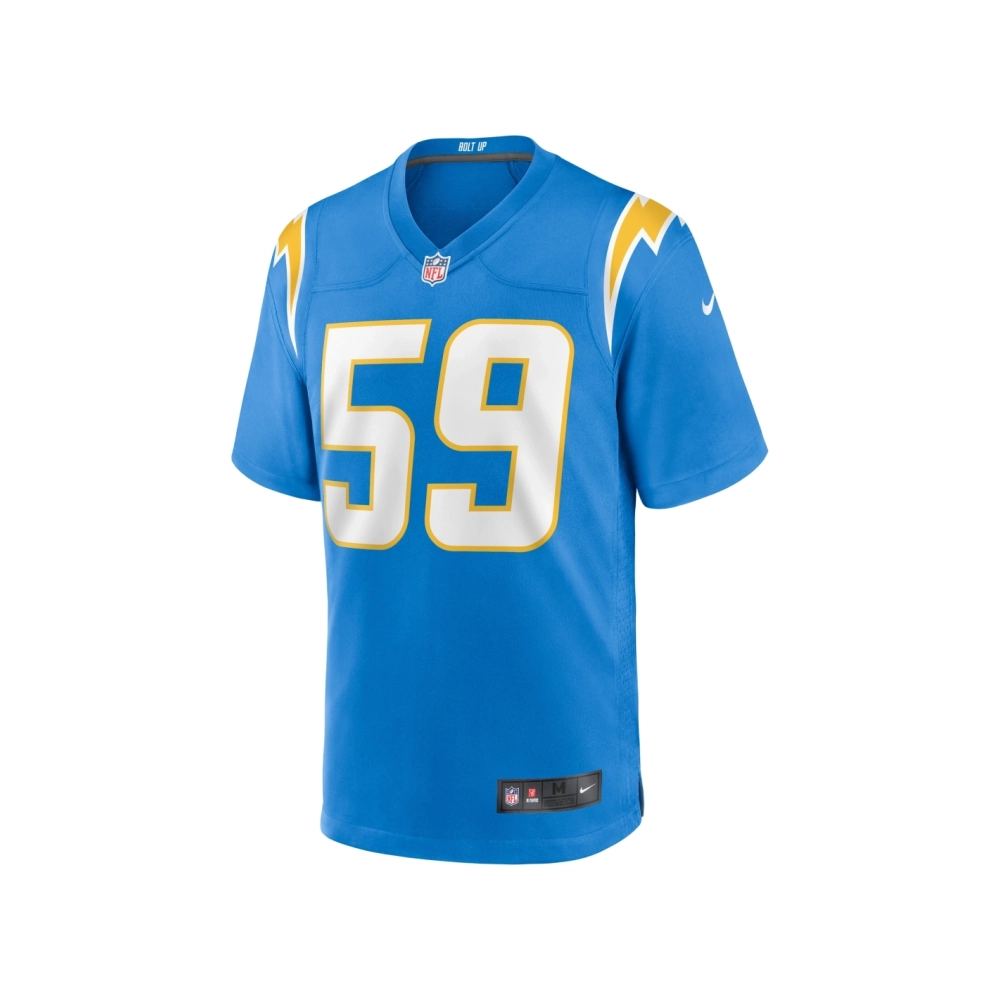 Mens Los Angeles Chargers Troy Reeder Powder Blue Team Game Jersey