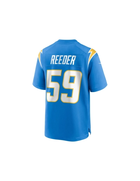 Mens Los Angeles Chargers Troy Reeder Powder Blue Team Game Jersey