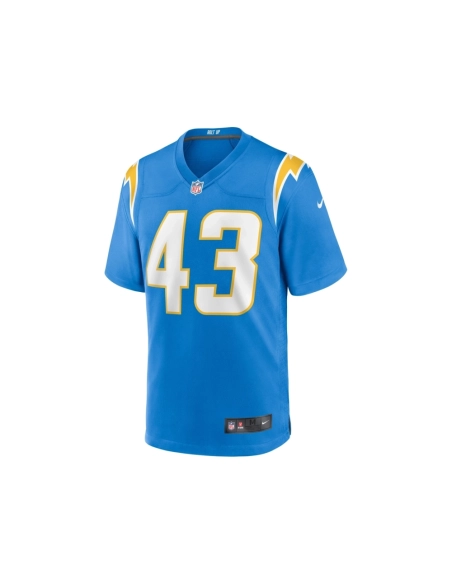 Mens Los Angeles Chargers Troy Dye Powder Blue Game Jersey