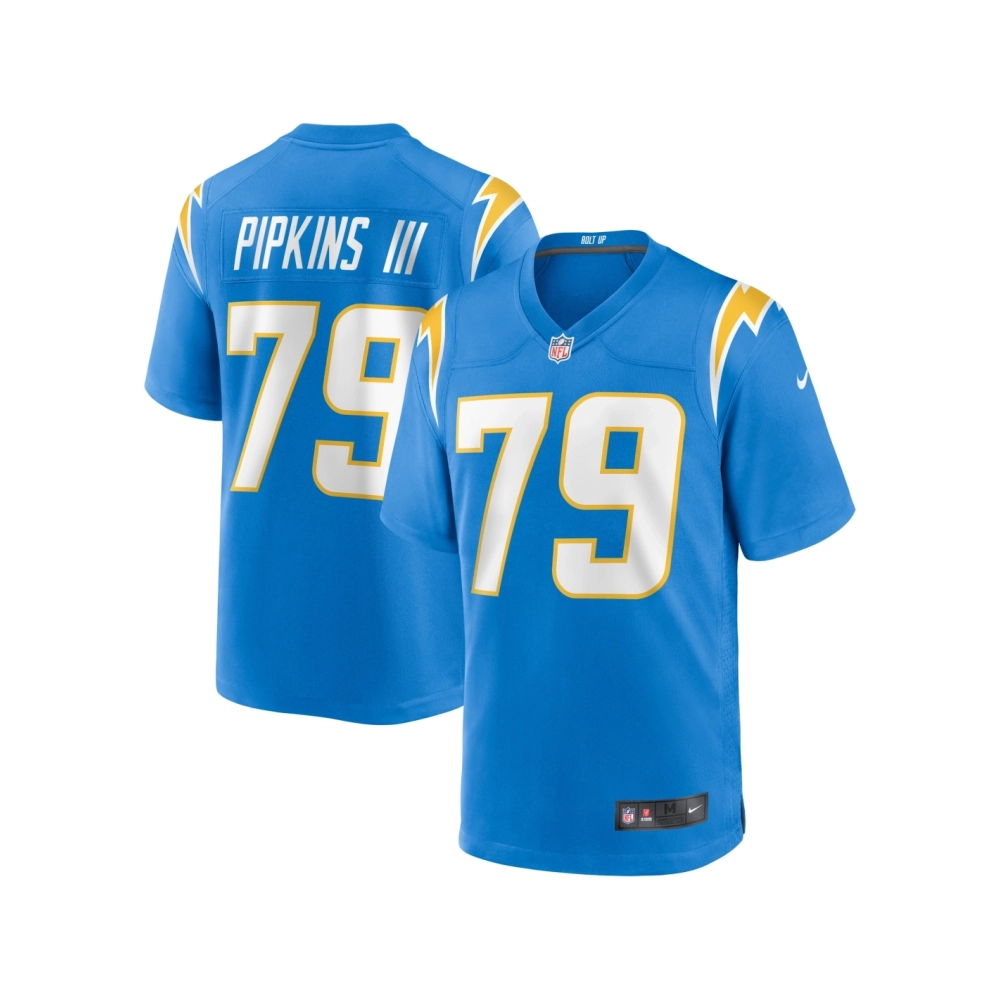 Mens Los Angeles Chargers Trey Pipkins III Powder Blue Game Jersey