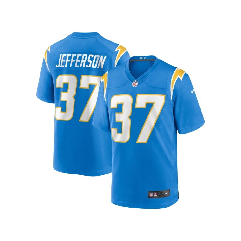 Mens Los Angeles Chargers Tony Jefferson Powder Blue Team Game Jersey